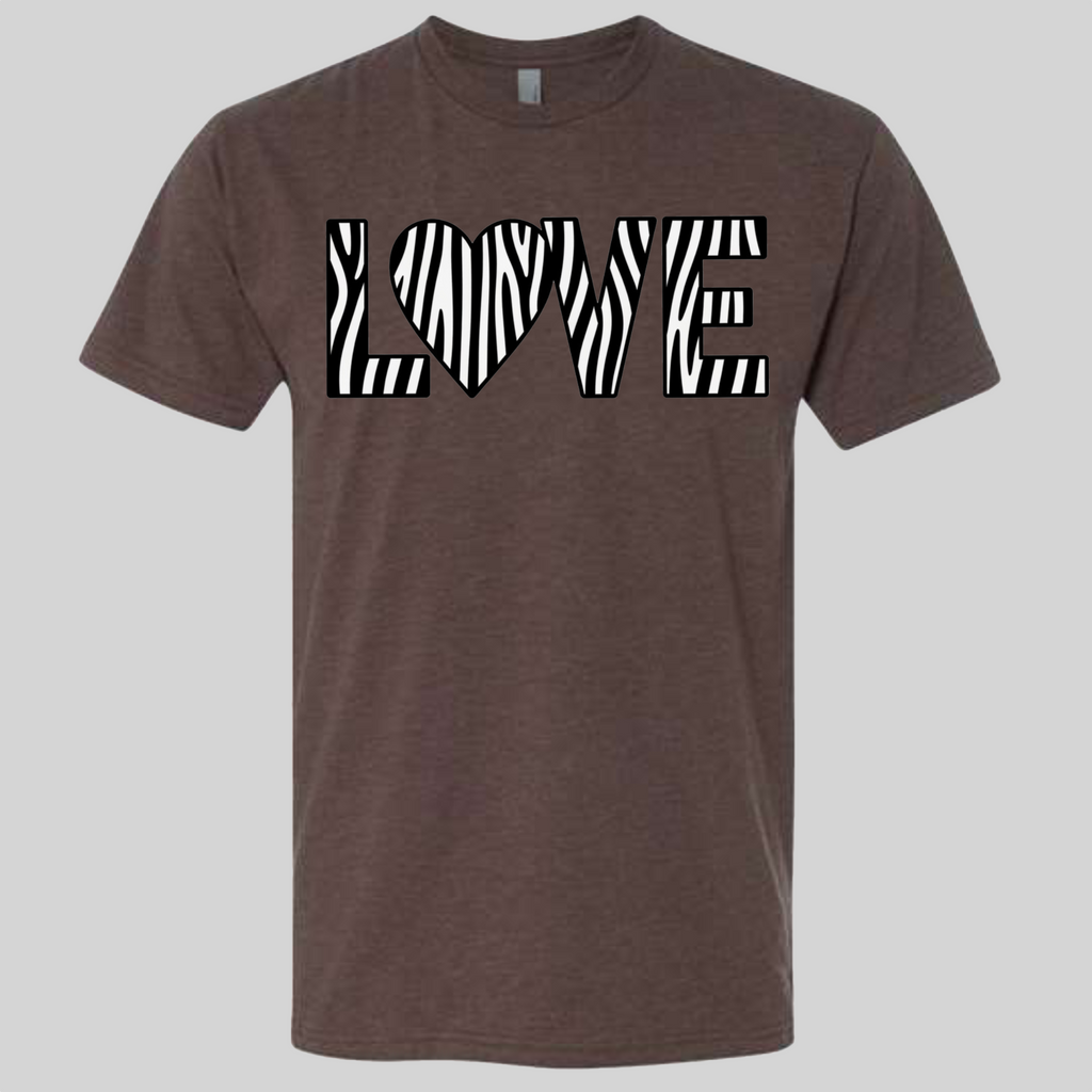 LOVE - Zebra T-Shirt