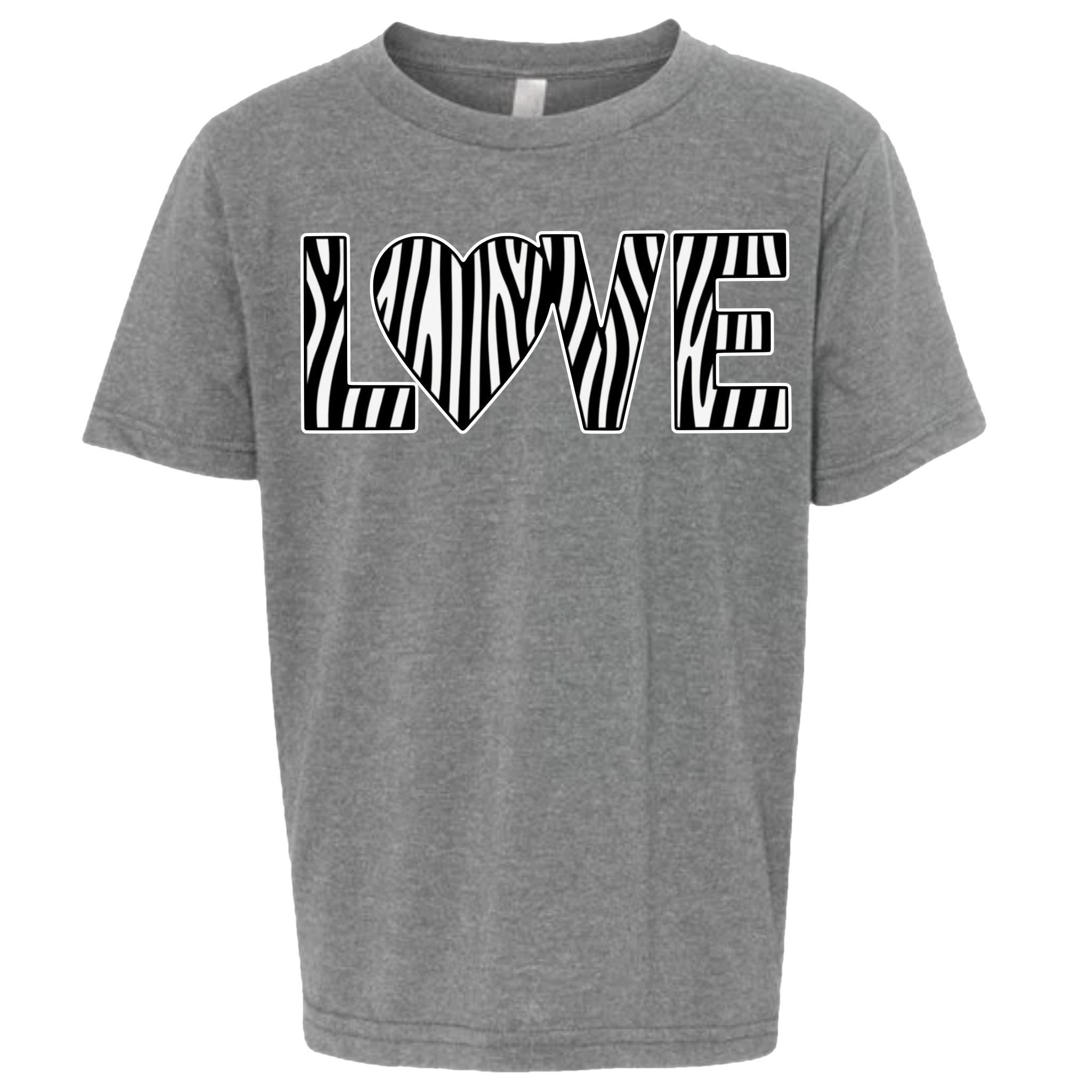 LOVE - Zebra T-Shirt (kids sizes)