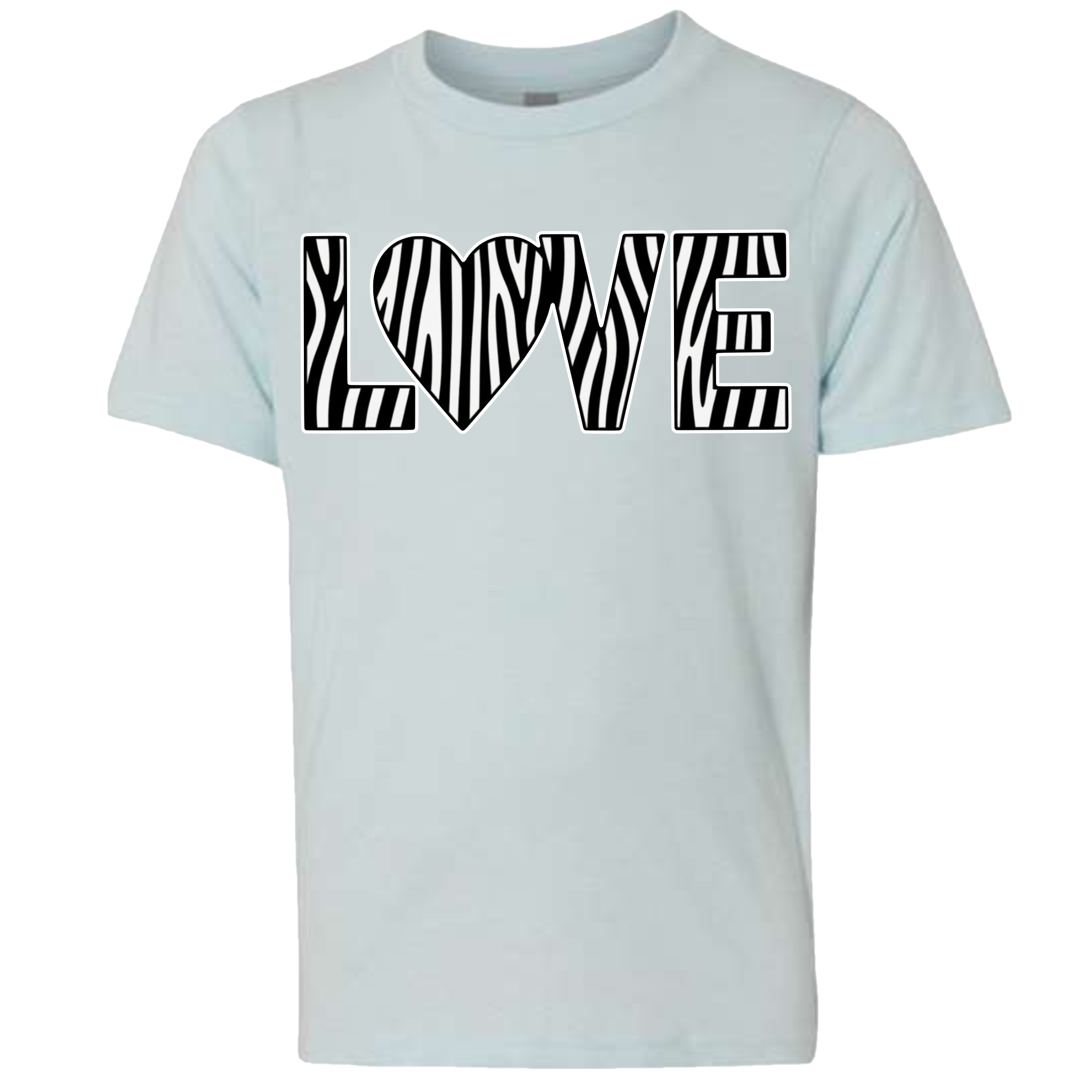 LOVE - Zebra T-Shirt (kids sizes)