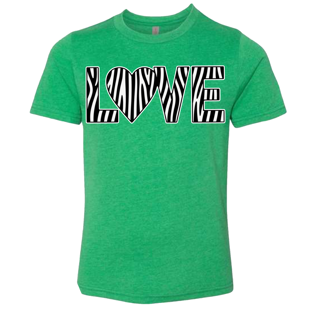 LOVE - Zebra T-Shirt (kids sizes)
