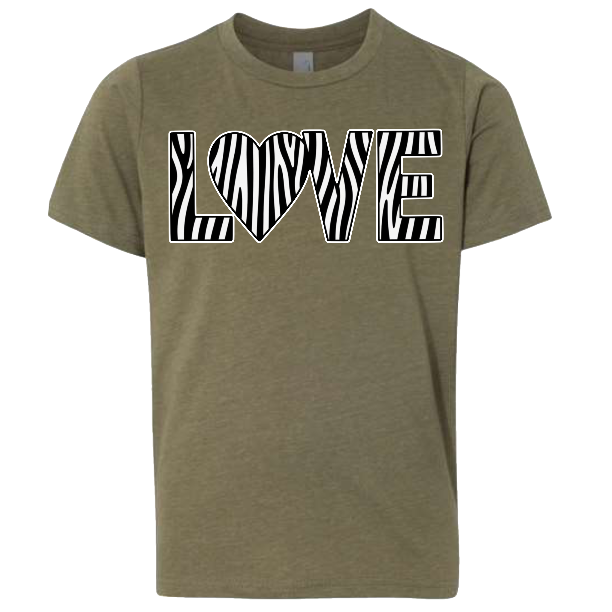 LOVE - Zebra T-Shirt (kids sizes)