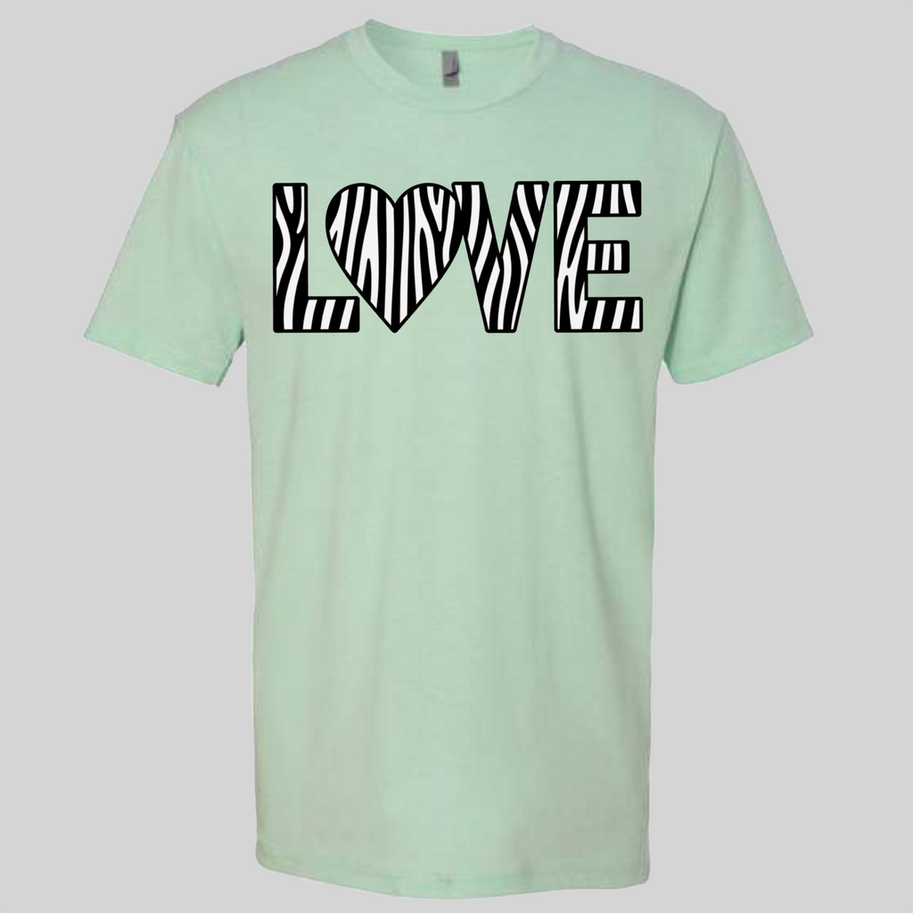 LOVE - Zebra T-Shirt