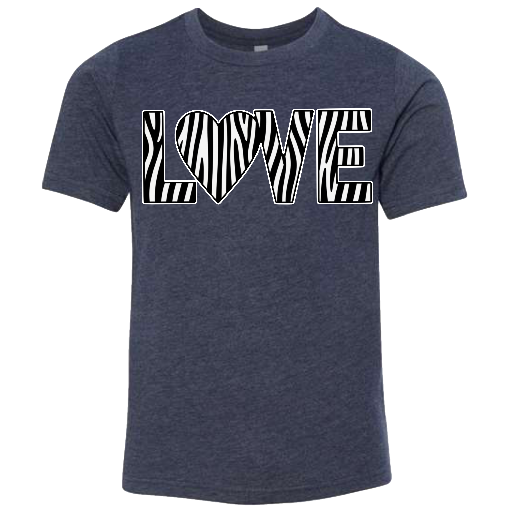 LOVE - Zebra T-Shirt (kids sizes)
