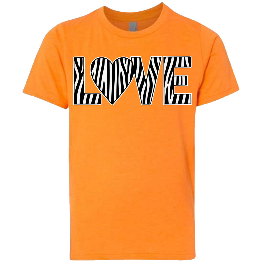 LOVE - Zebra T-Shirt (kids sizes)