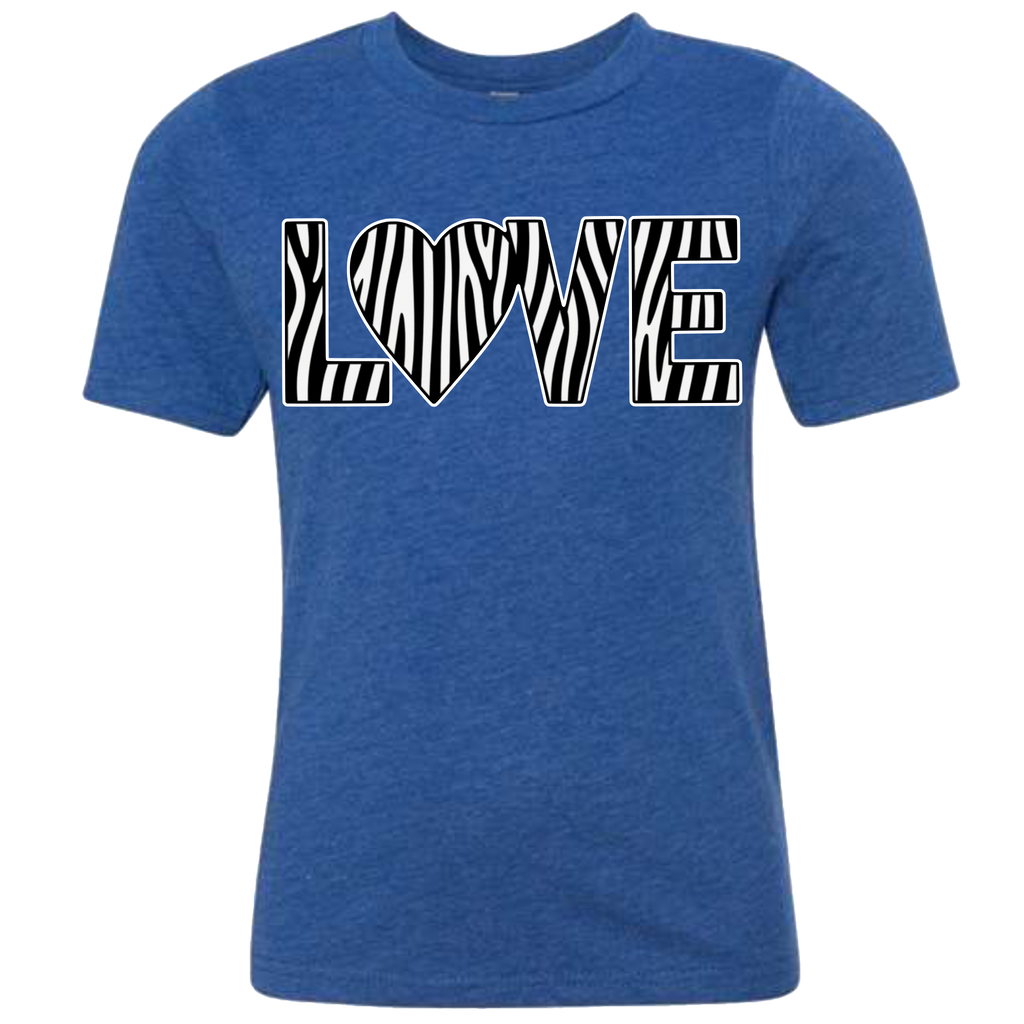 LOVE - Zebra T-Shirt (kids sizes)