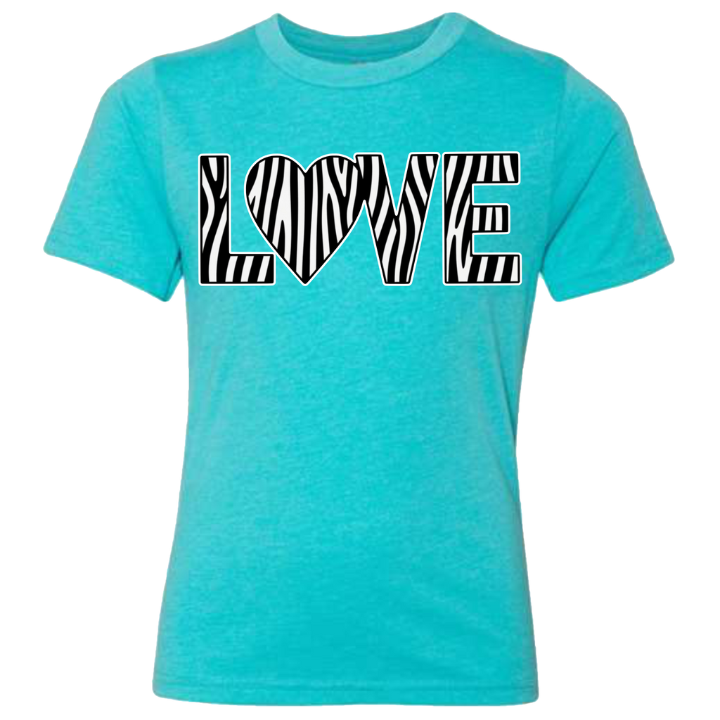 LOVE - Zebra T-Shirt (kids sizes)
