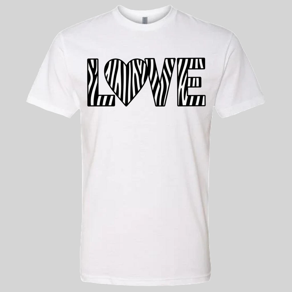 LOVE - Zebra T-Shirt