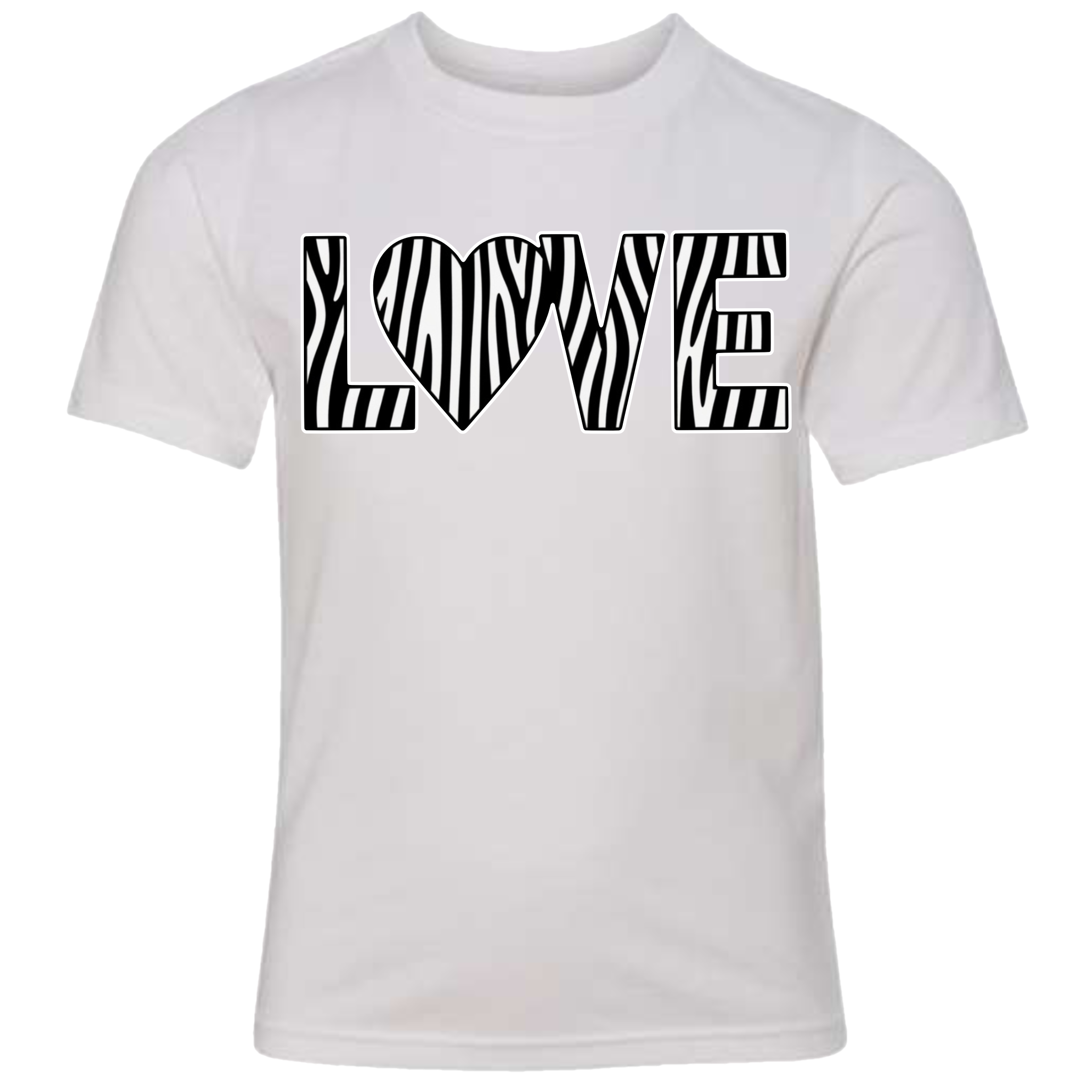 LOVE - Zebra T-Shirt (kids sizes)