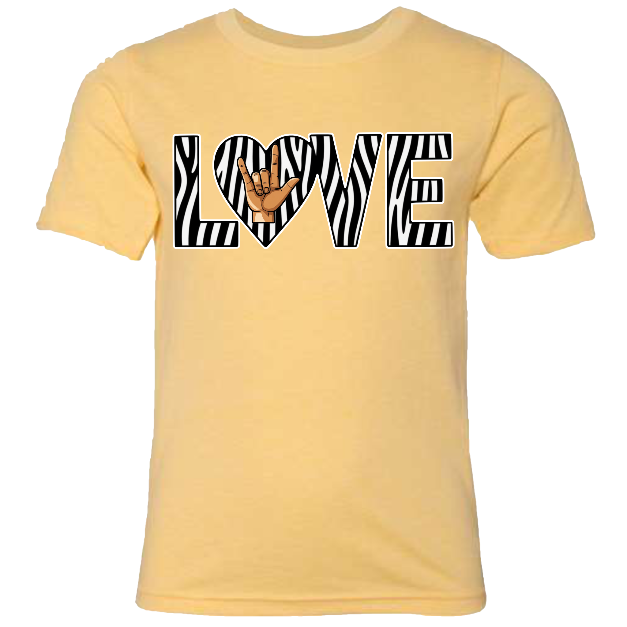 LOVE - Zebra T-Shirt (kids sizes)