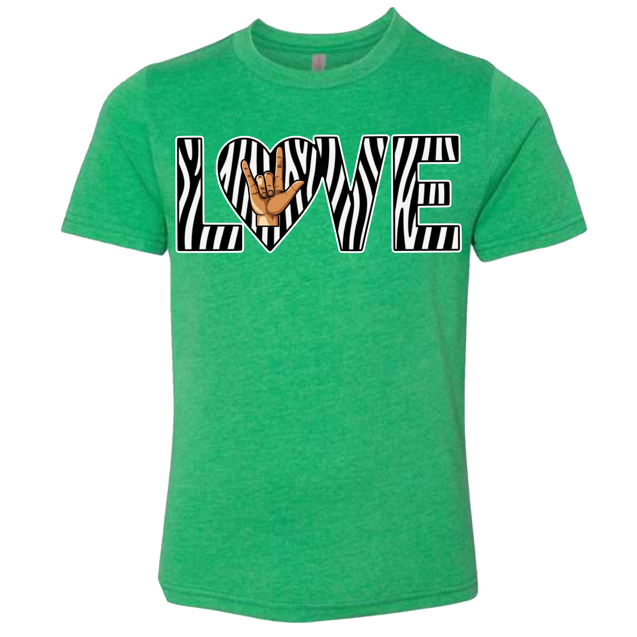 LOVE - Zebra T-Shirt (kids sizes)