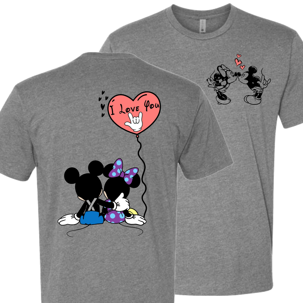 Mickey & Minnie Kissing Balloon T-Shirt