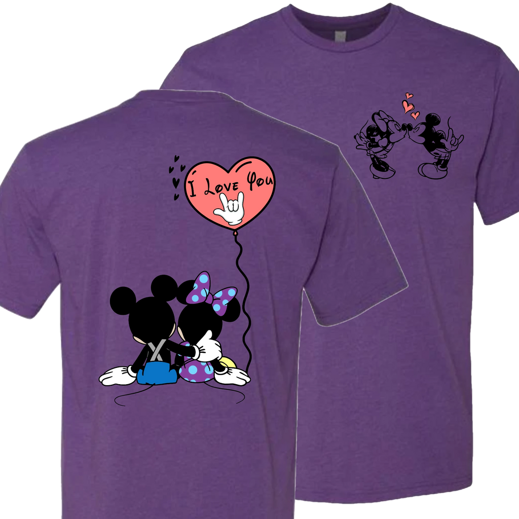 Mickey & Minnie Kissing Balloon T-Shirt