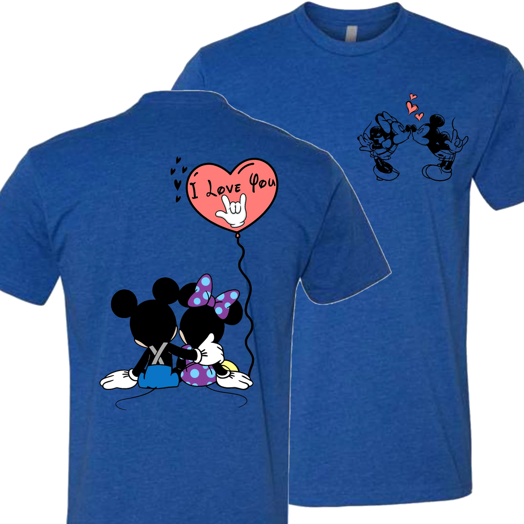 Mickey & Minnie Kissing Balloon T-Shirt