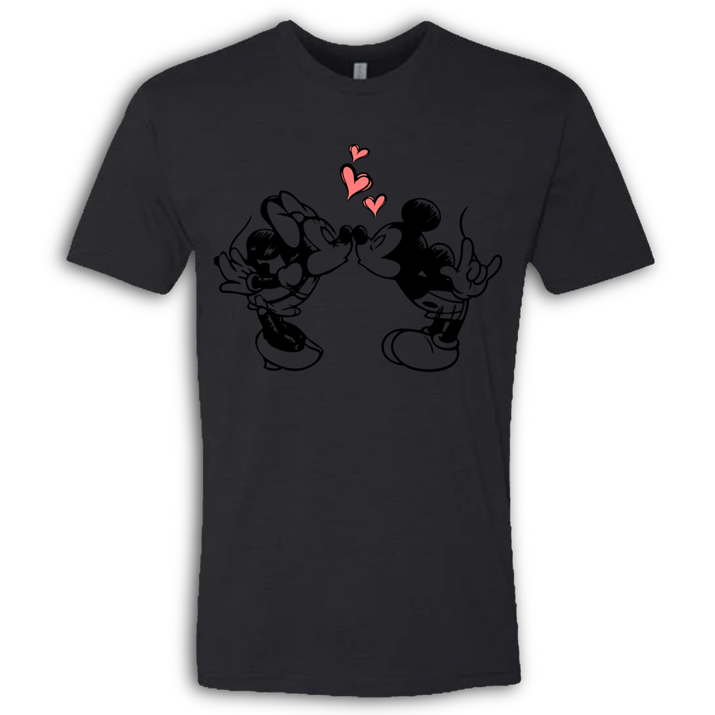 Mickey & Minnie Kissing T-Shirt