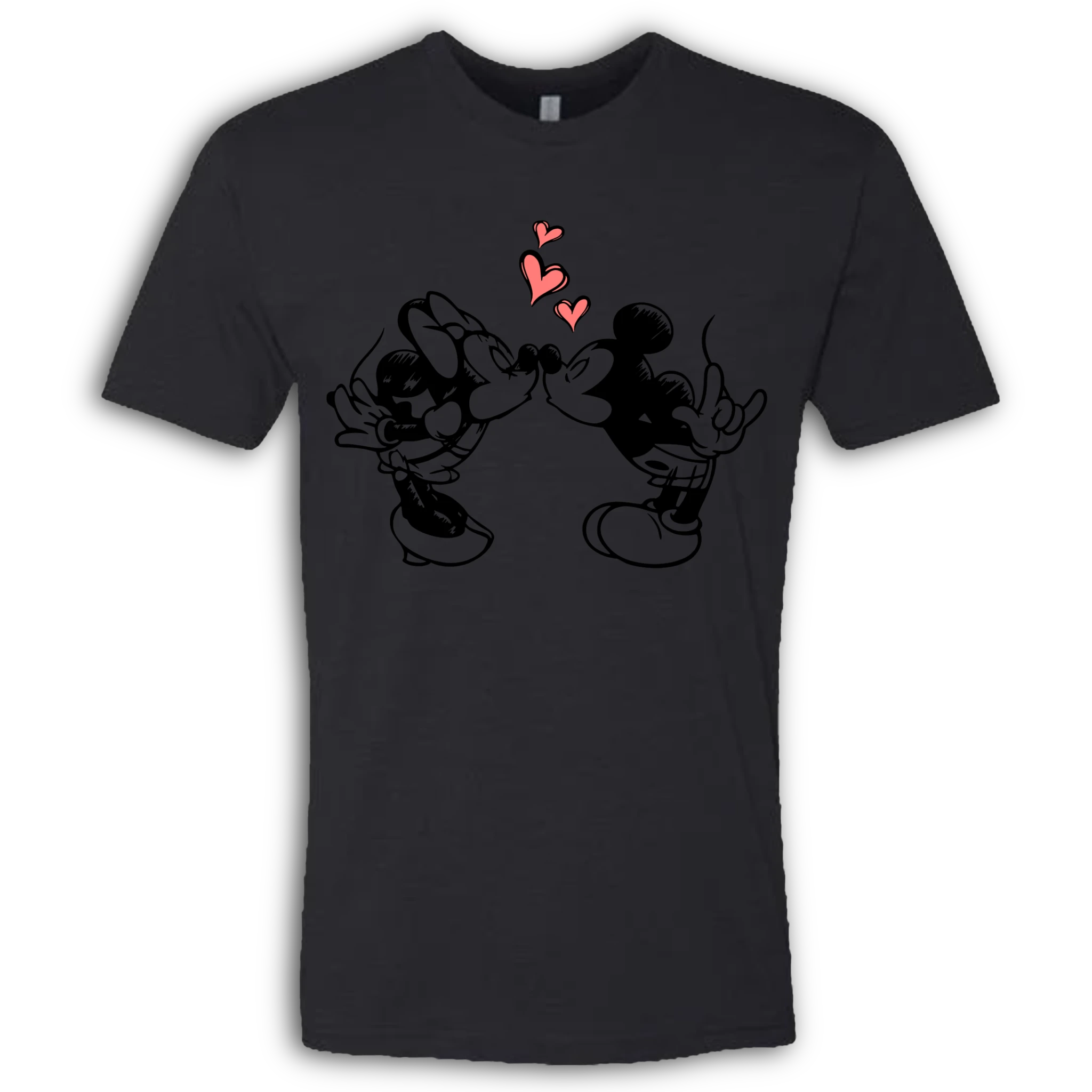 Mickey & Minnie Kissing T-Shirt