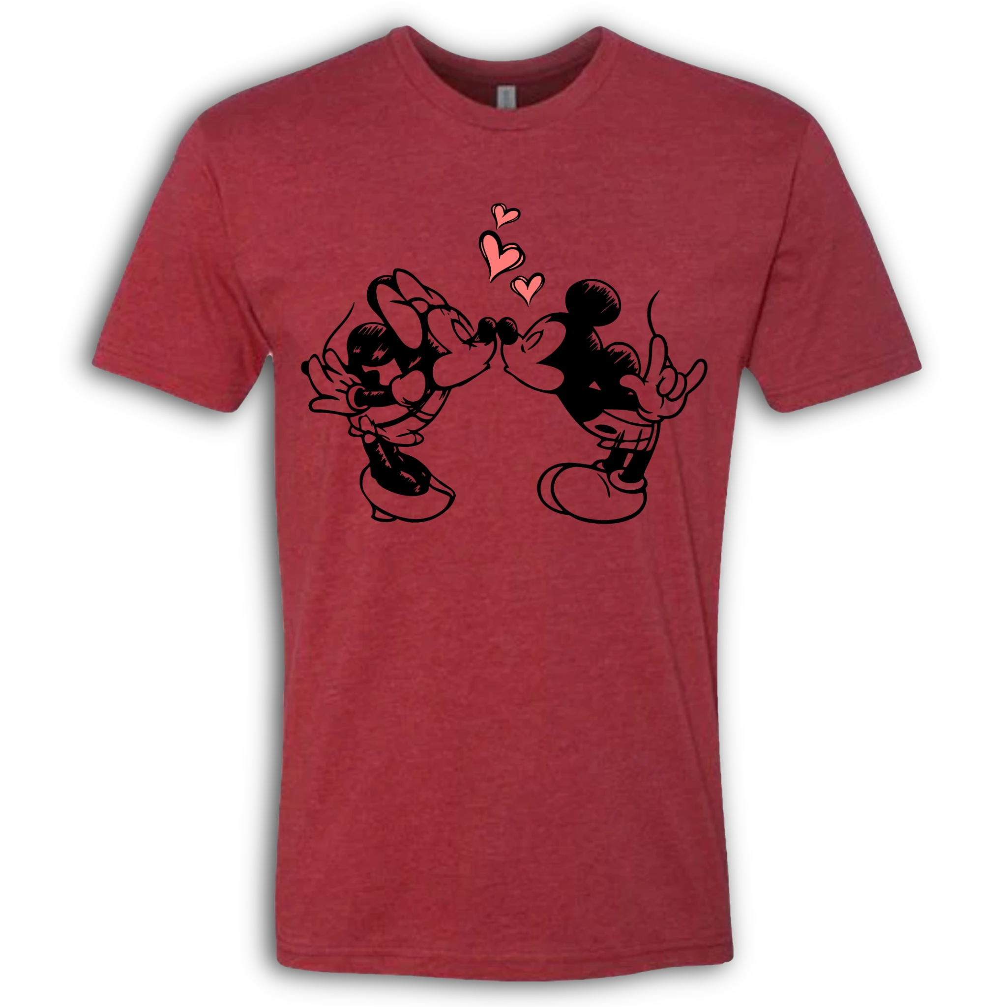 Mickey & Minnie Kissing T-Shirt