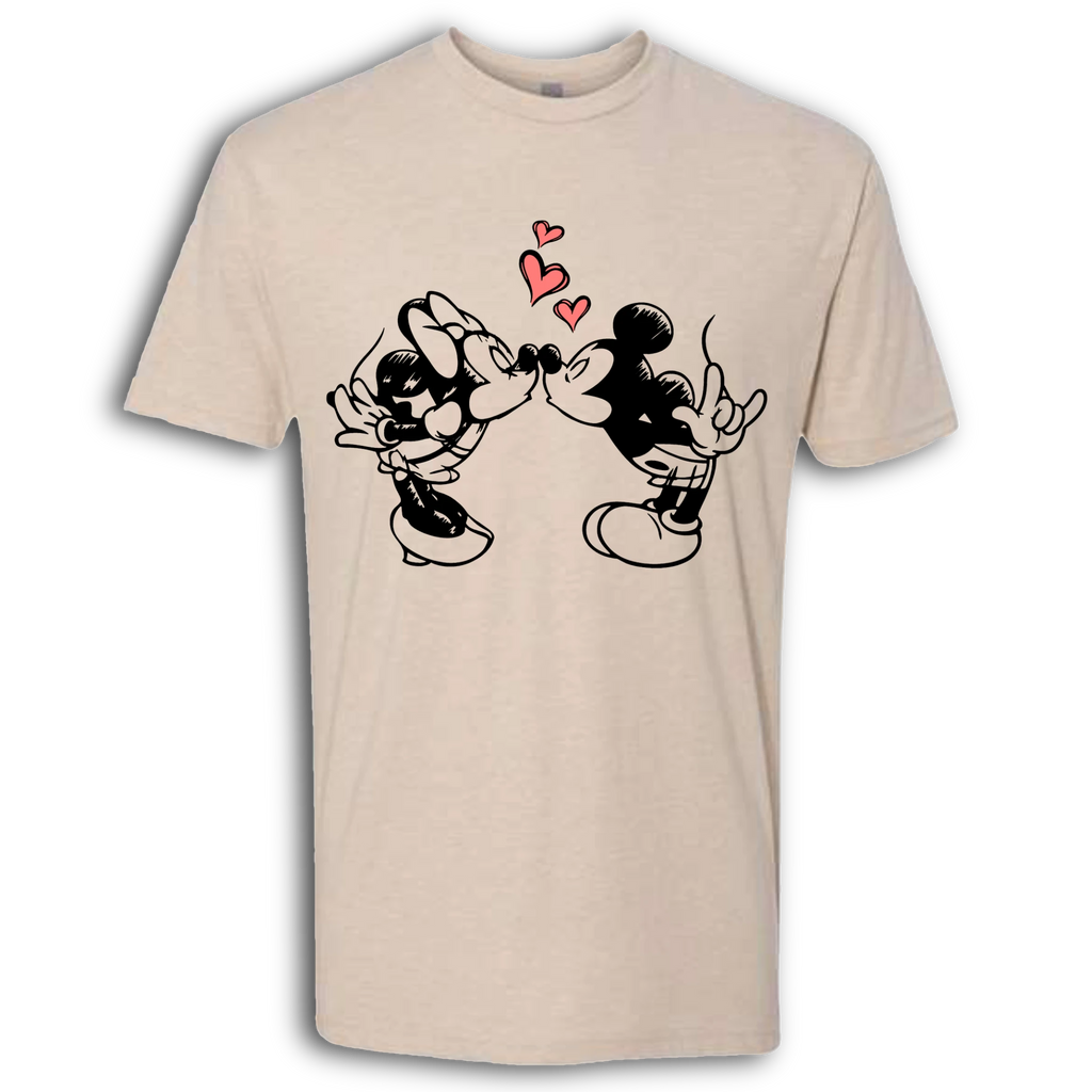 Mickey & Minnie Kissing T-Shirt