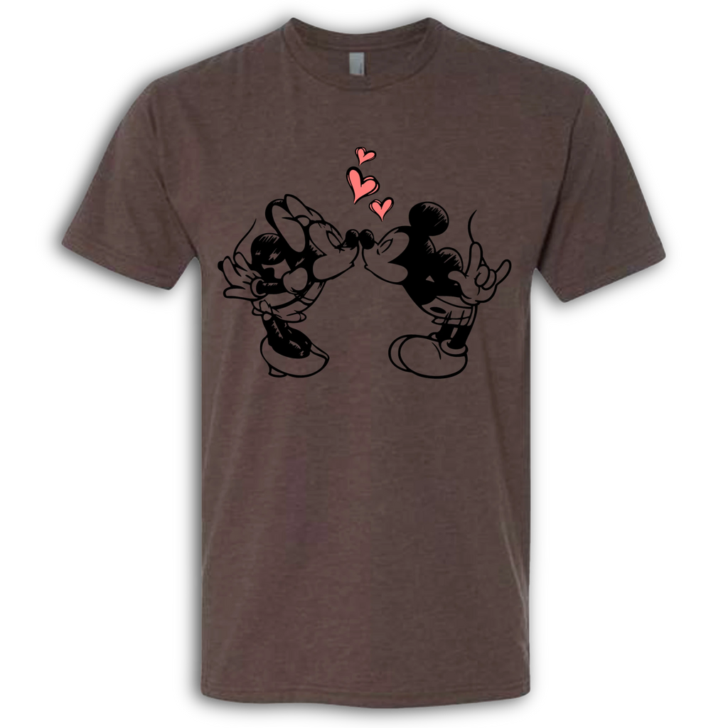 Mickey & Minnie Kissing T-Shirt