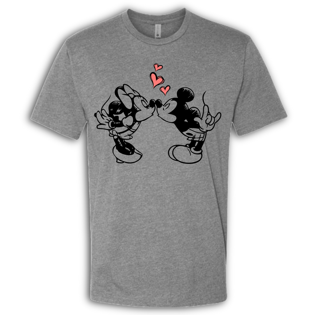 Mickey & Minnie Kissing T-Shirt