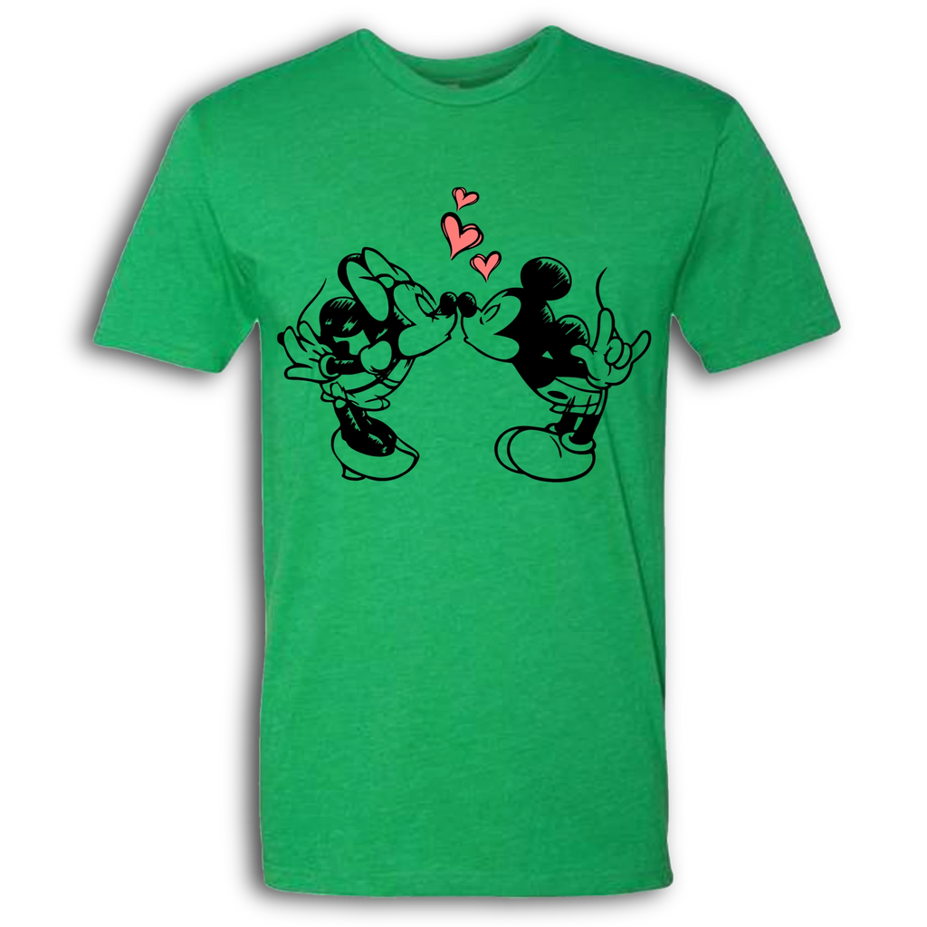 Mickey & Minnie Kissing T-Shirt