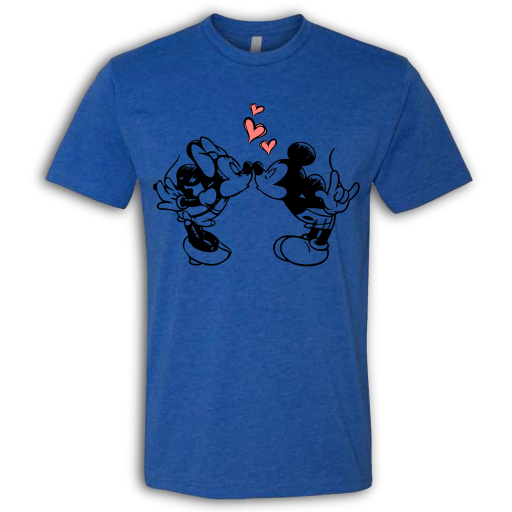Mickey & Minnie Kissing T-Shirt
