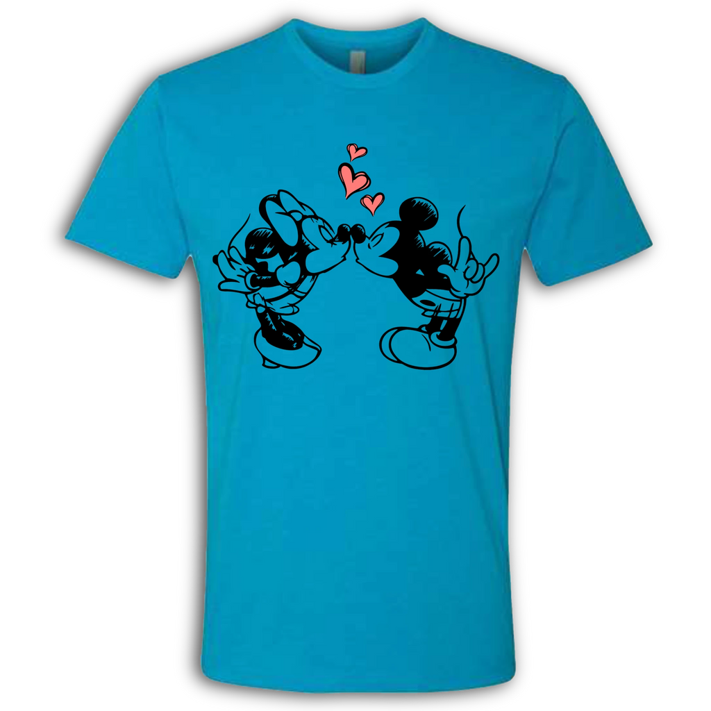 Mickey & Minnie Kissing T-Shirt
