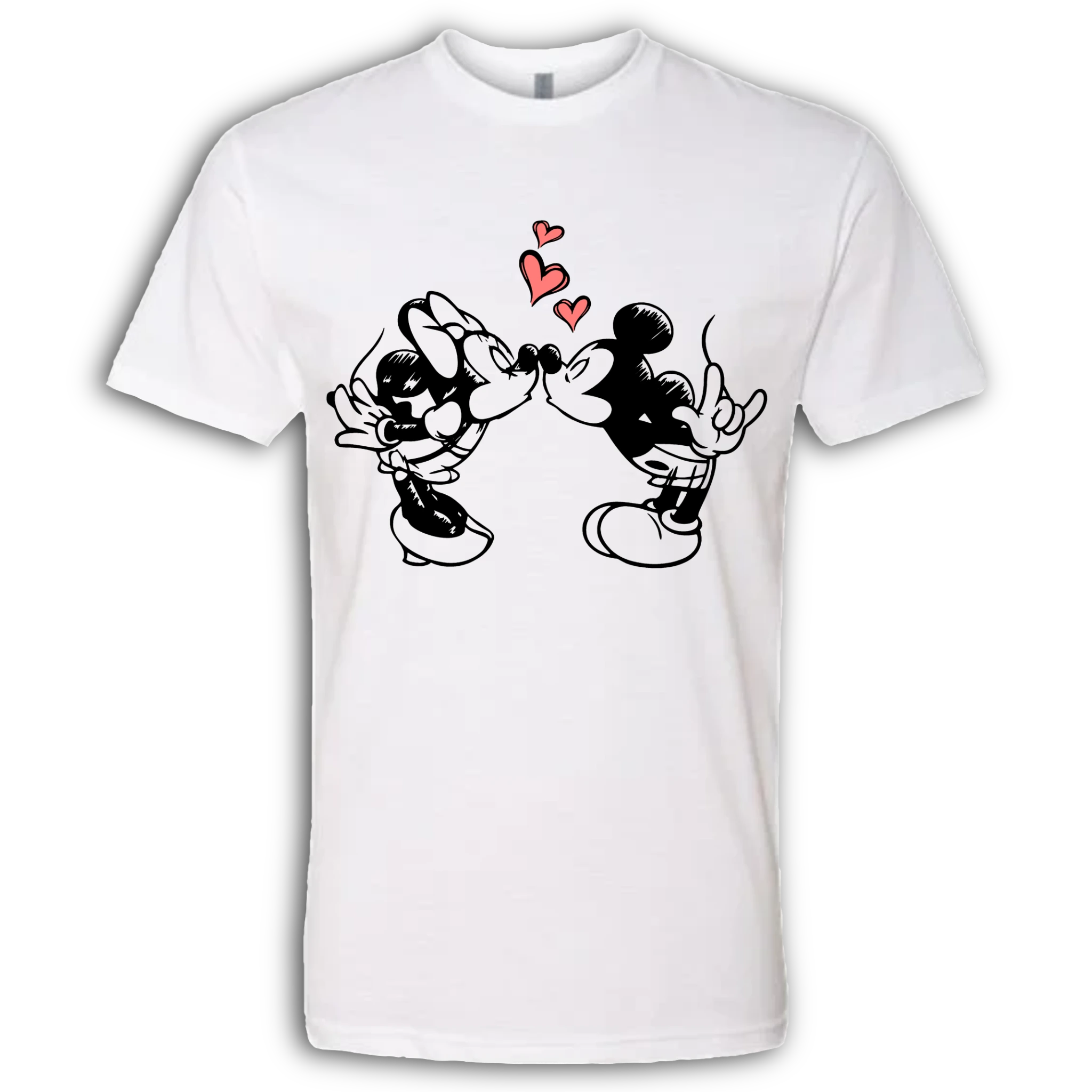 Mickey & Minnie Kissing T-Shirt