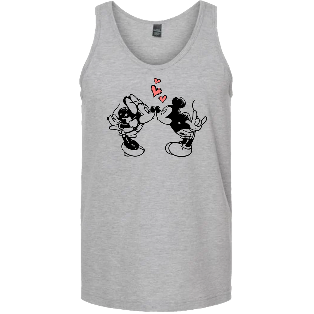 Mickey & Minnie Kissing Tank Top (MEN)