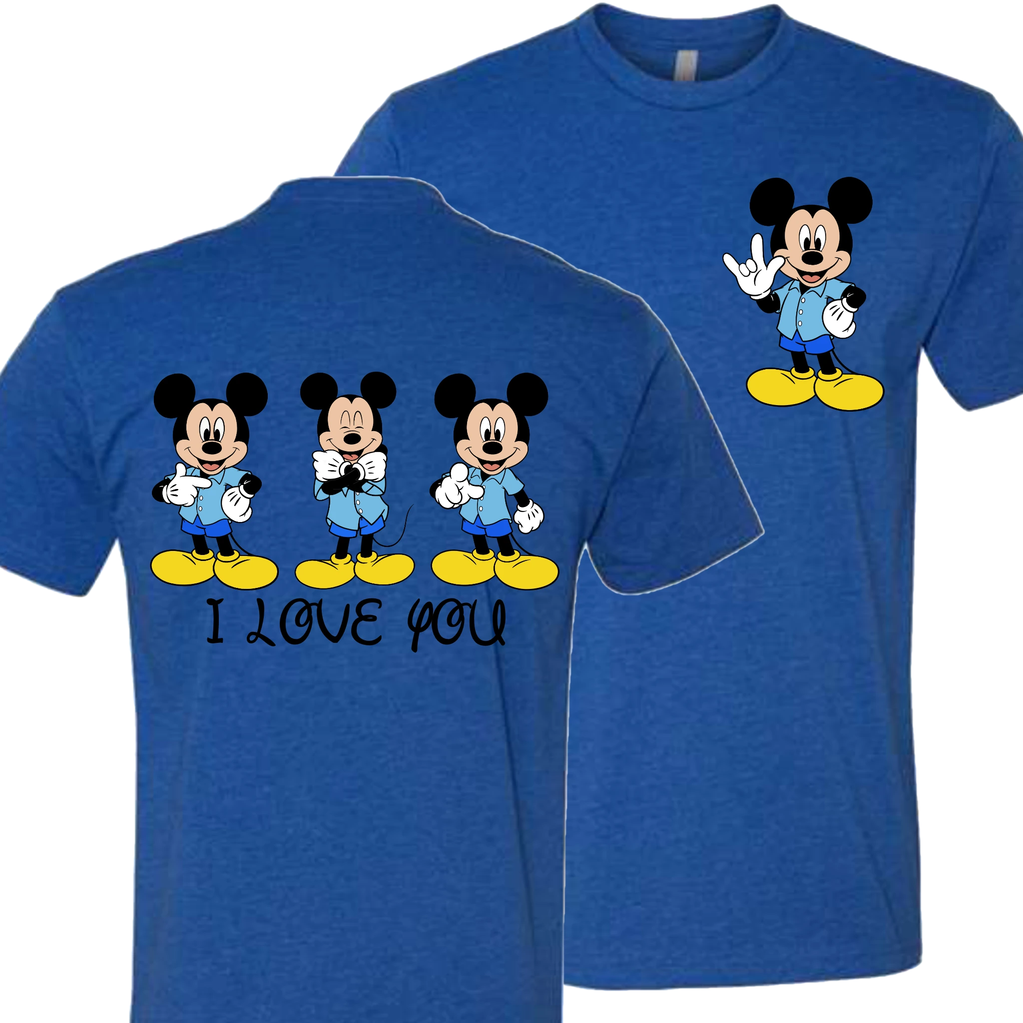 Mickey ILY I Love You T-Shirt