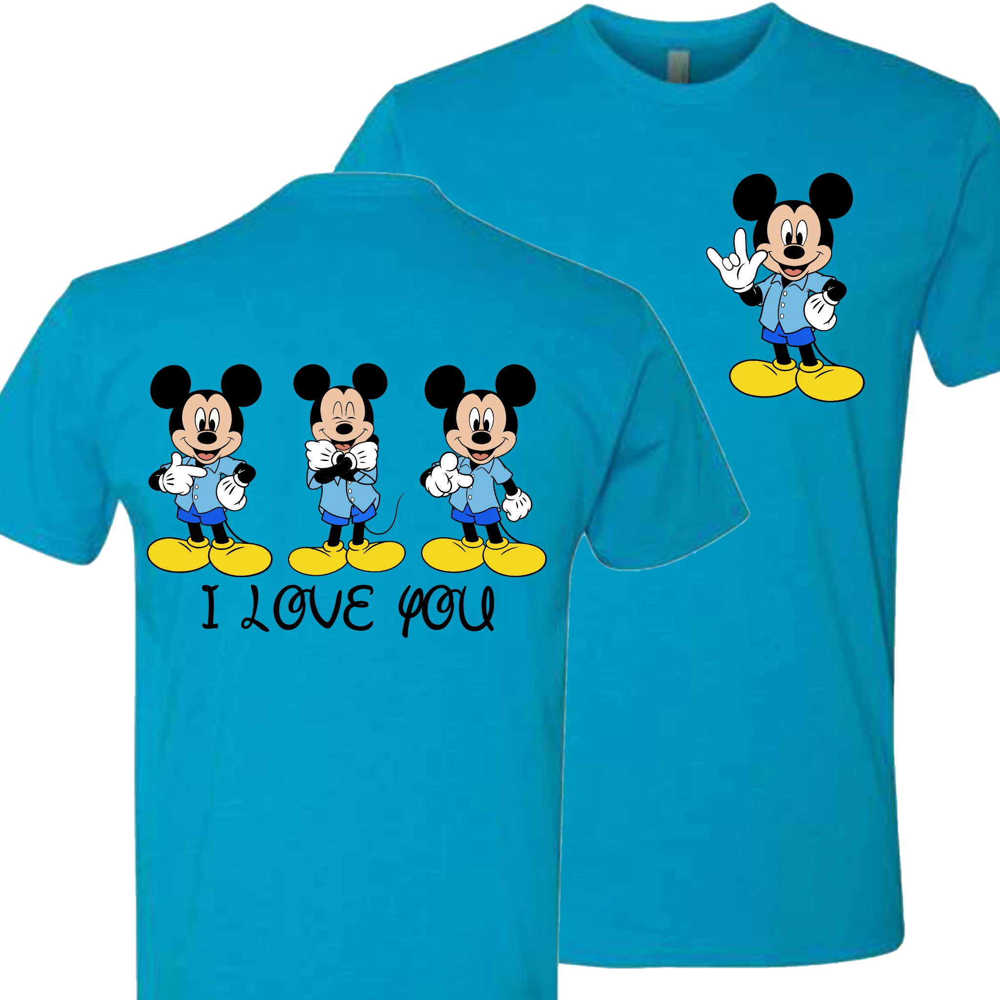 Mickey ILY I Love You T-Shirt