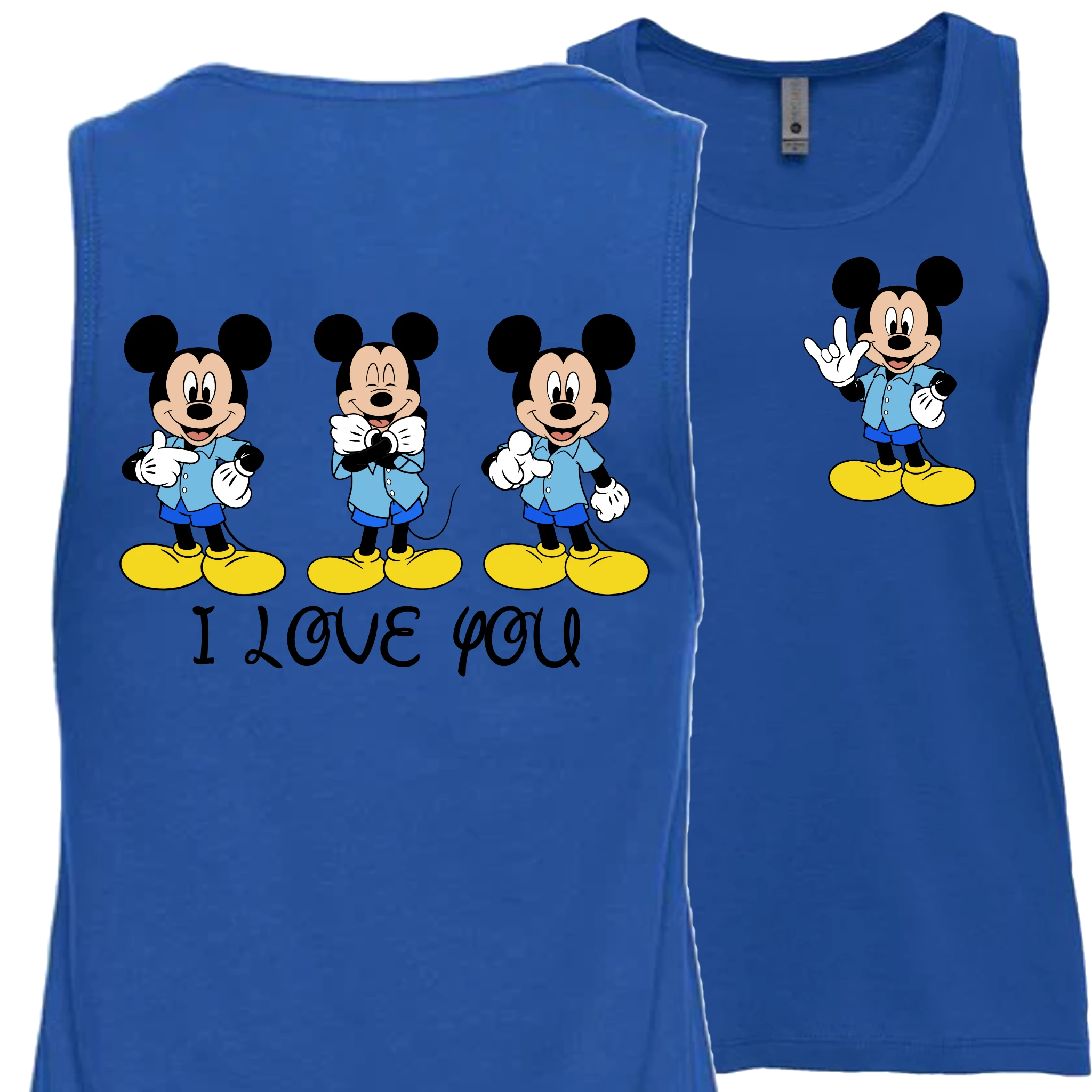 Mickey ILY I Love You Tank Top (WOMEN)