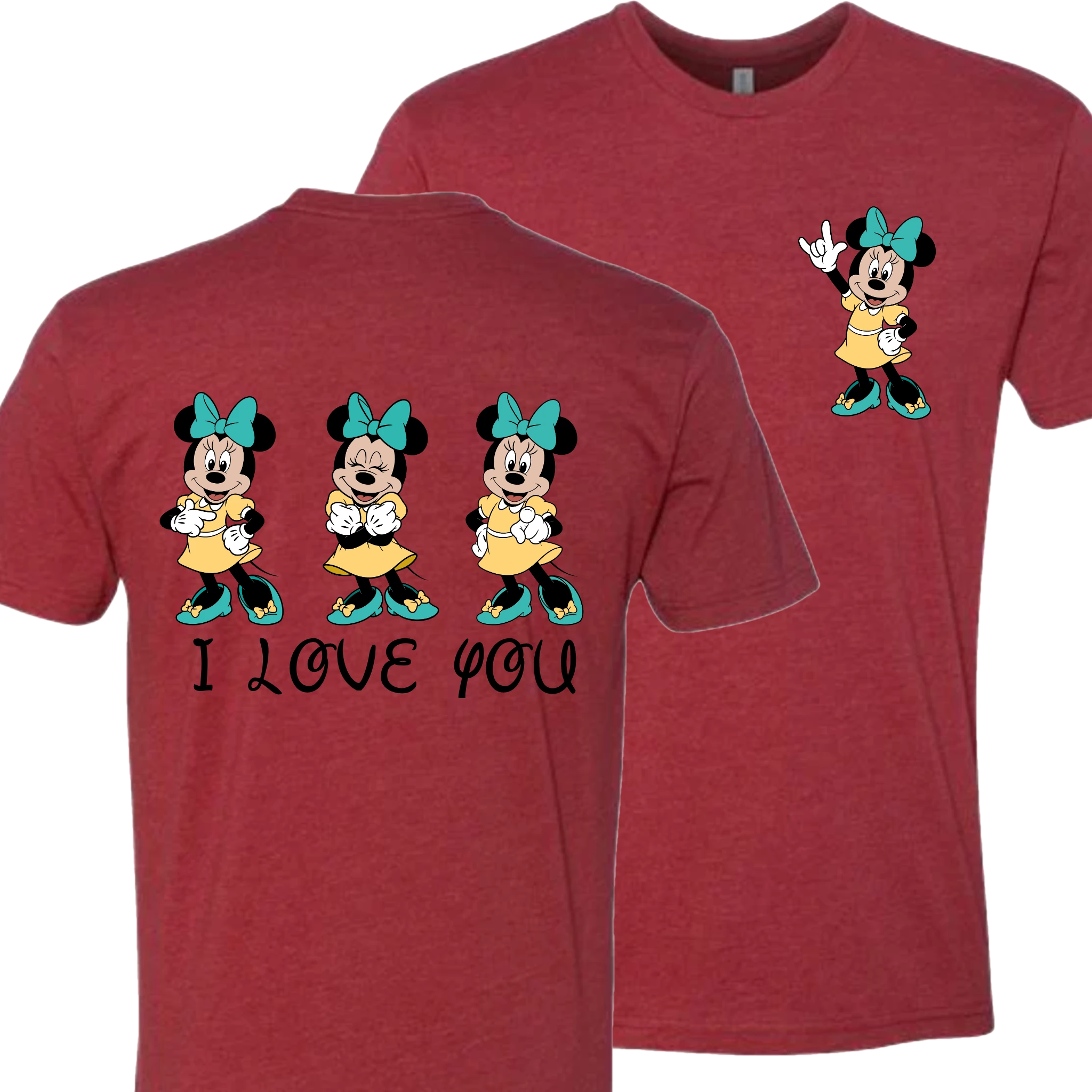 Minnie ILY I Love You T-Shirt