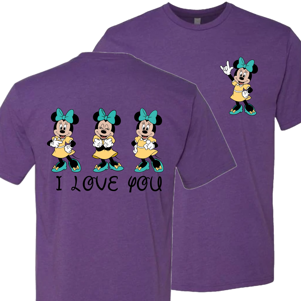Minnie ILY I Love You T-Shirt