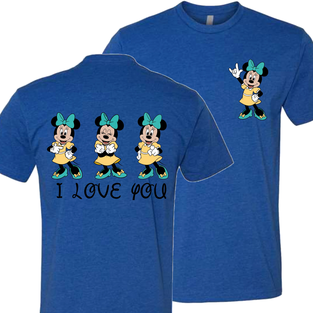 Minnie ILY I Love You T-Shirt