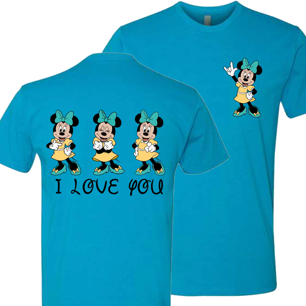 Minnie ILY I Love You T-Shirt