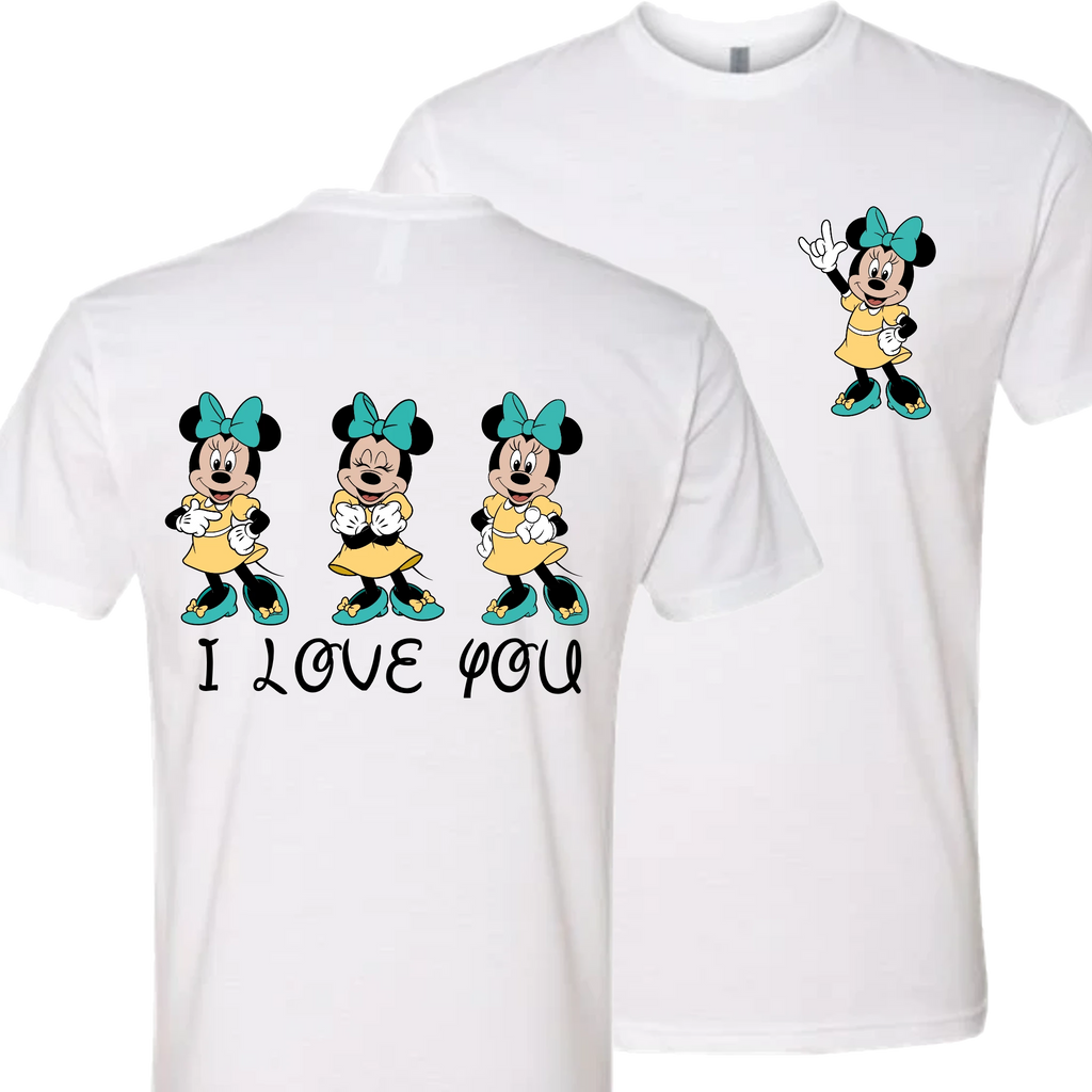 Minnie ILY I Love You T-Shirt