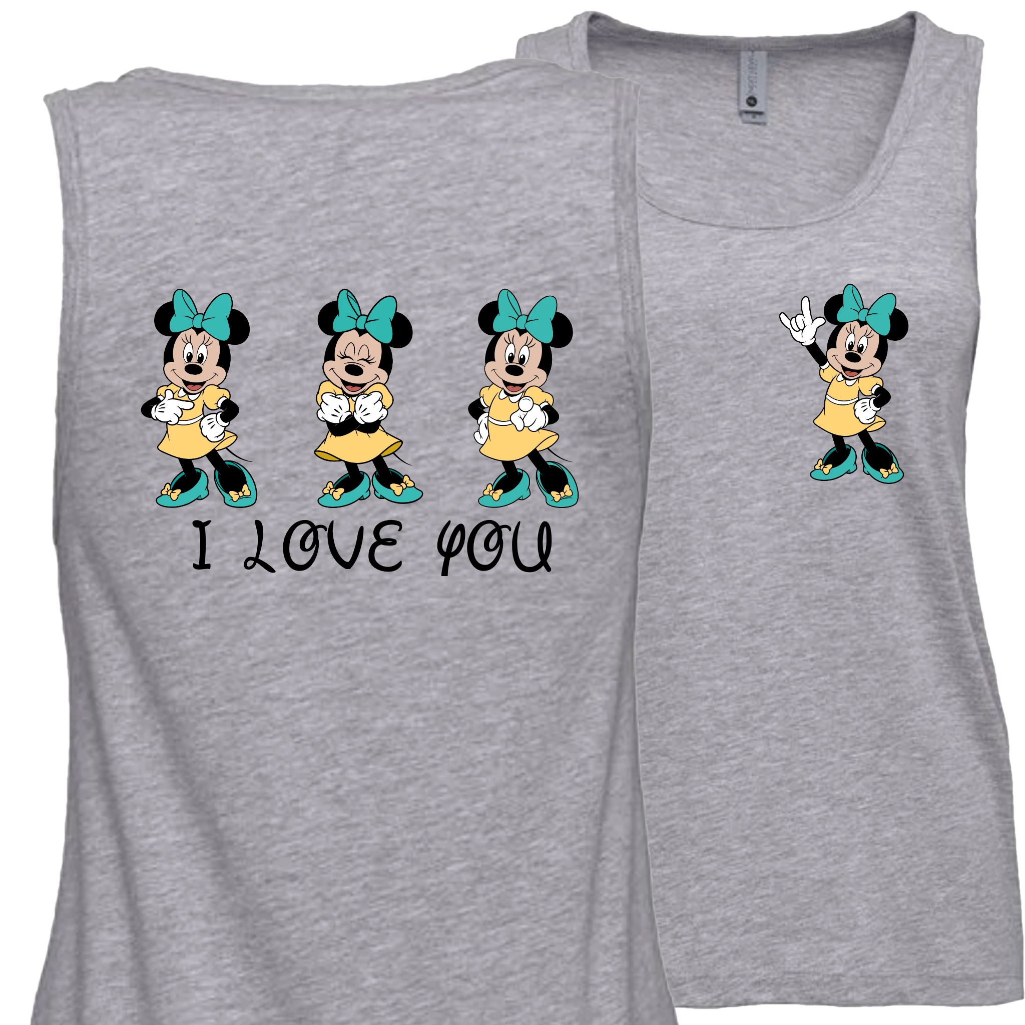 Minnie ILY I Love You Tank Top (WOMEN)