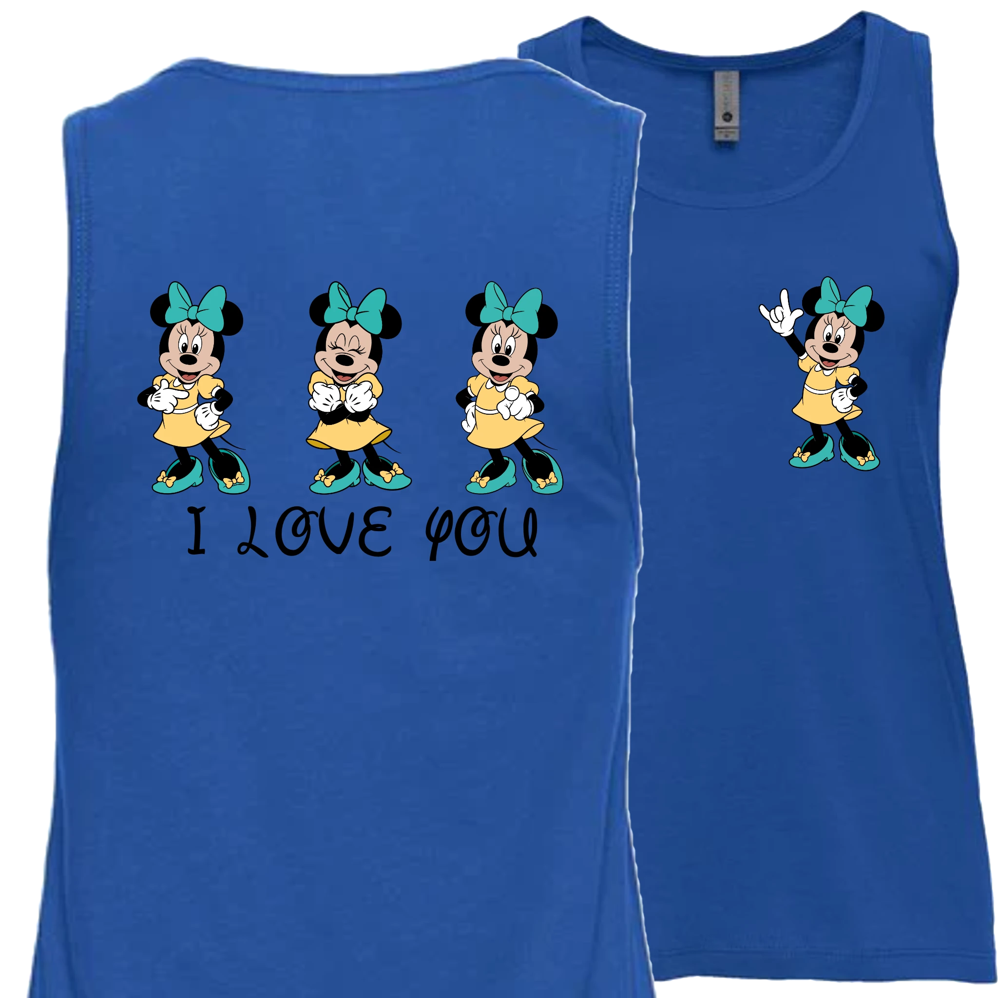 Minnie ILY I Love You Tank Top (WOMEN)