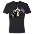 Elvis Presley on a Motorcycle