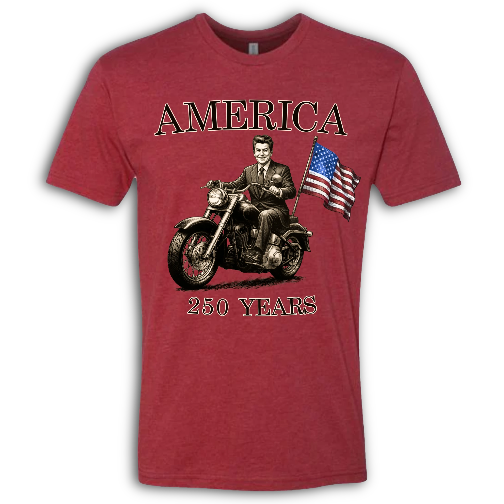 250 Years of America Ronald Reagan on a Motorcycle