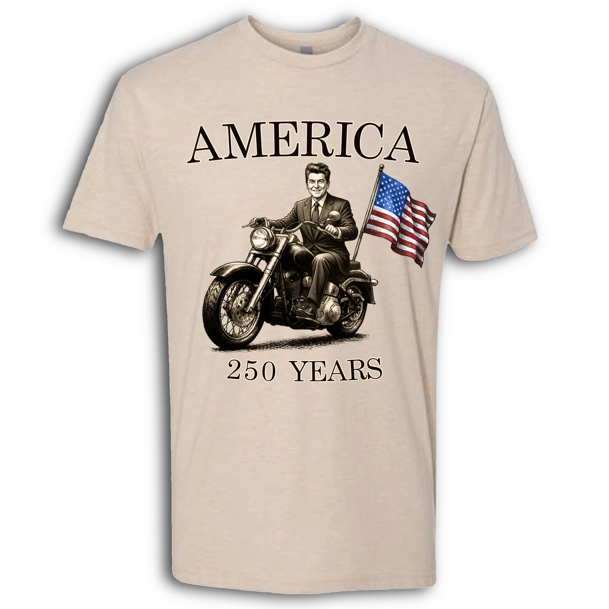 250 Years of America Ronald Reagan on a Motorcycle