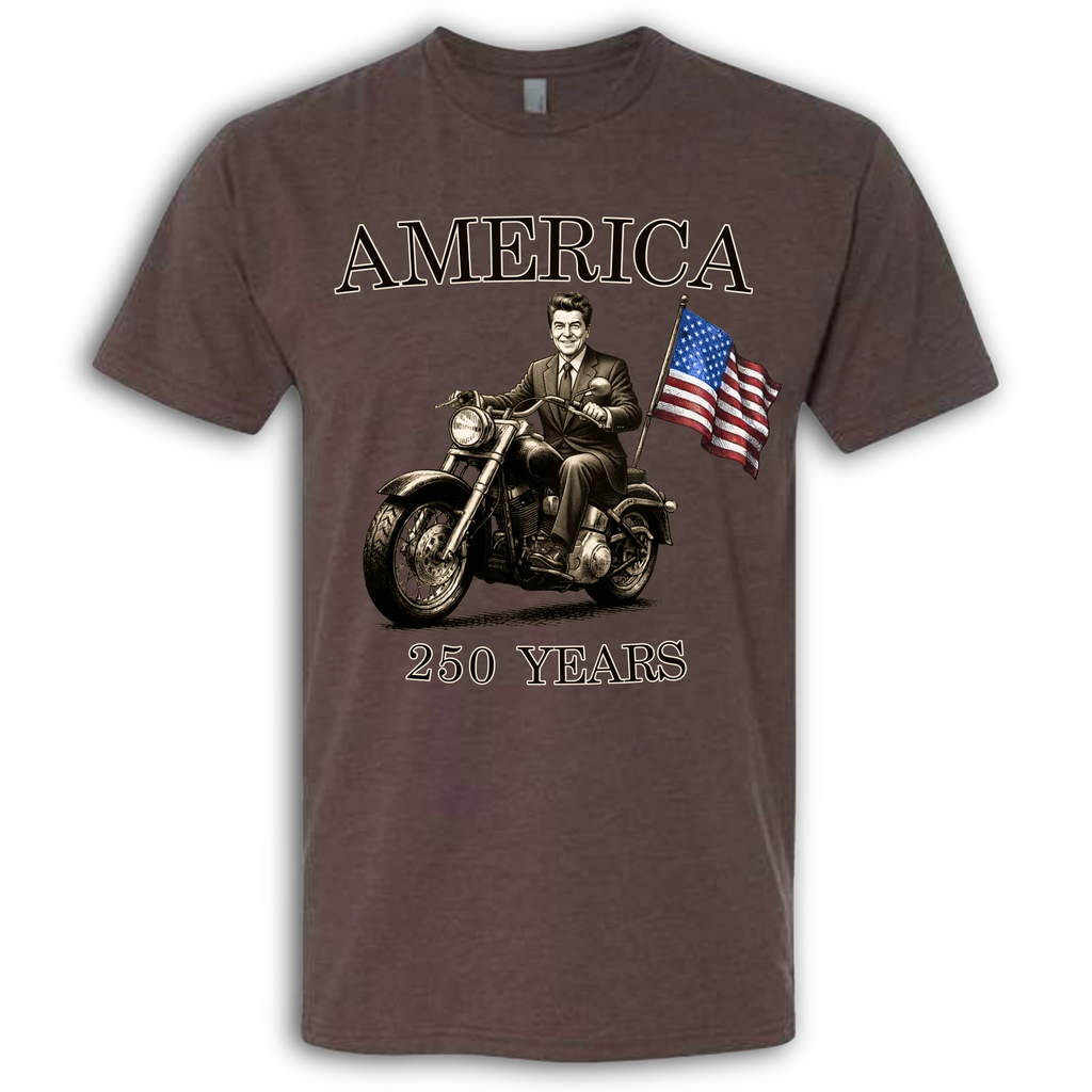250 Years of America Ronald Reagan on a Motorcycle