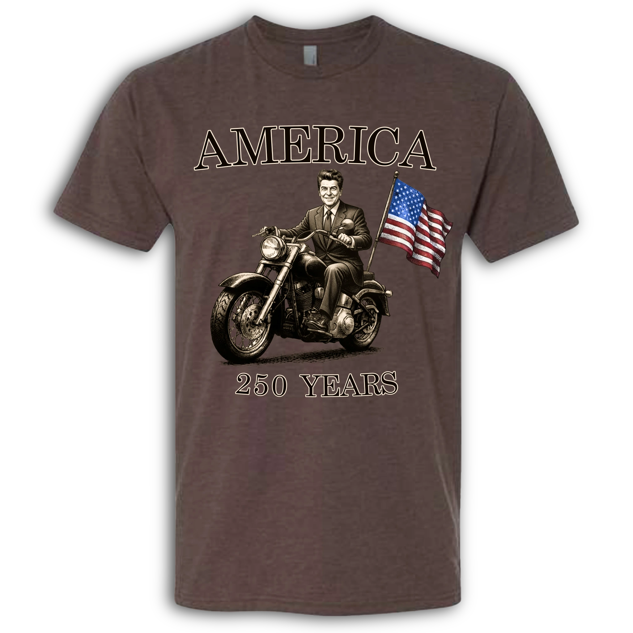 250 Years of America Ronald Reagan on a Motorcycle