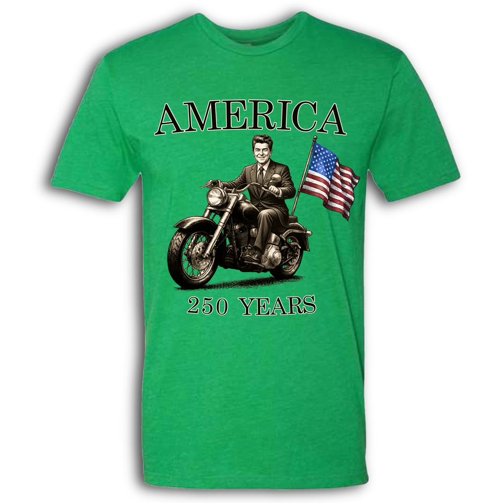 250 Years of America Ronald Reagan on a Motorcycle