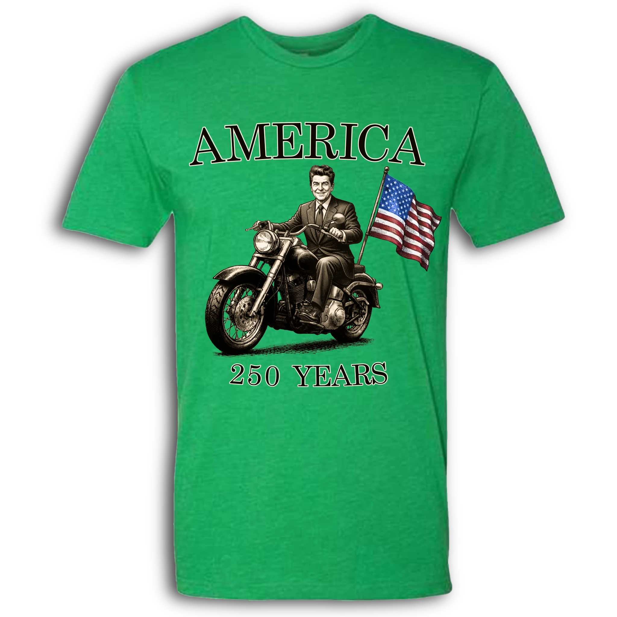 250 Years of America Ronald Reagan on a Motorcycle