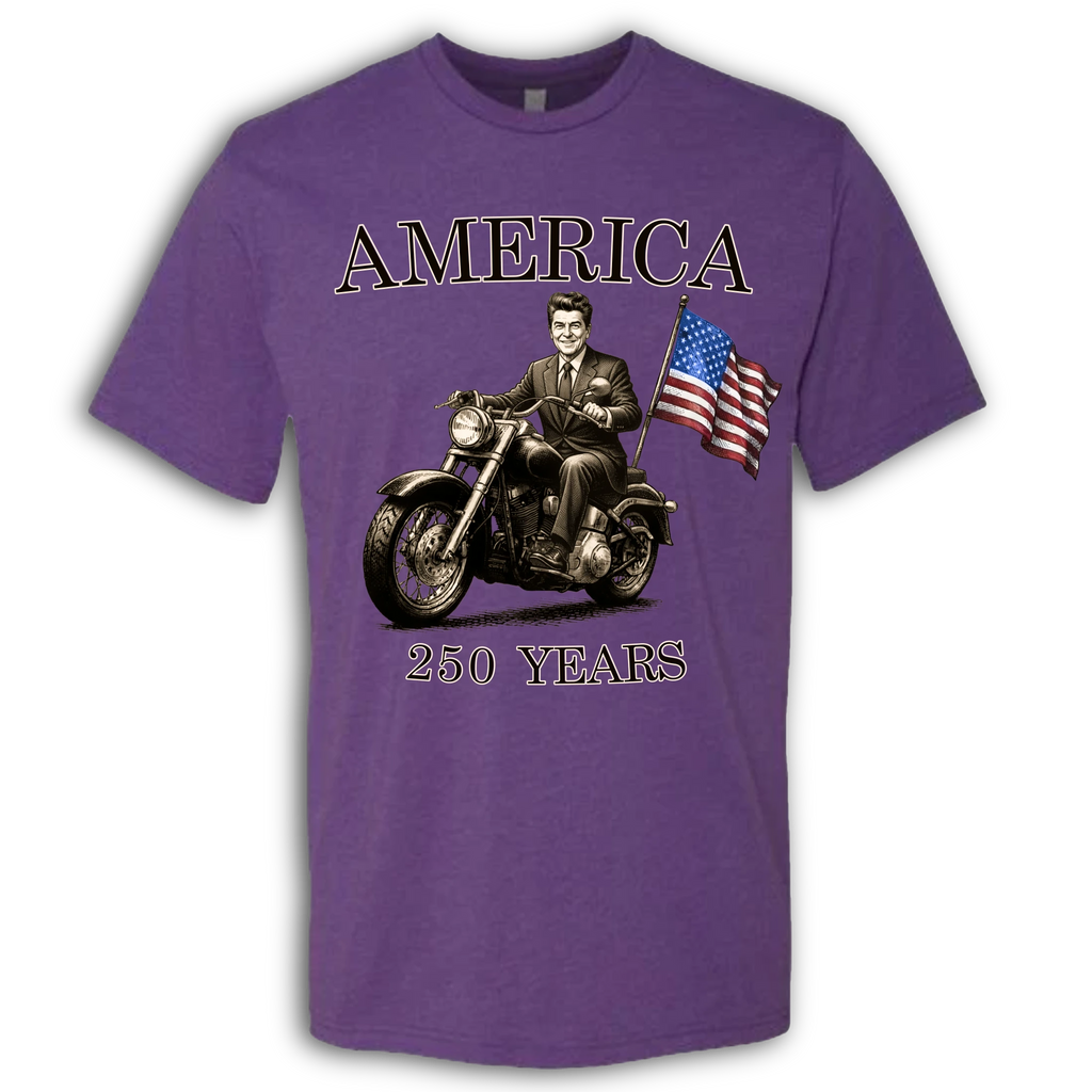 250 Years of America Ronald Reagan on a Motorcycle