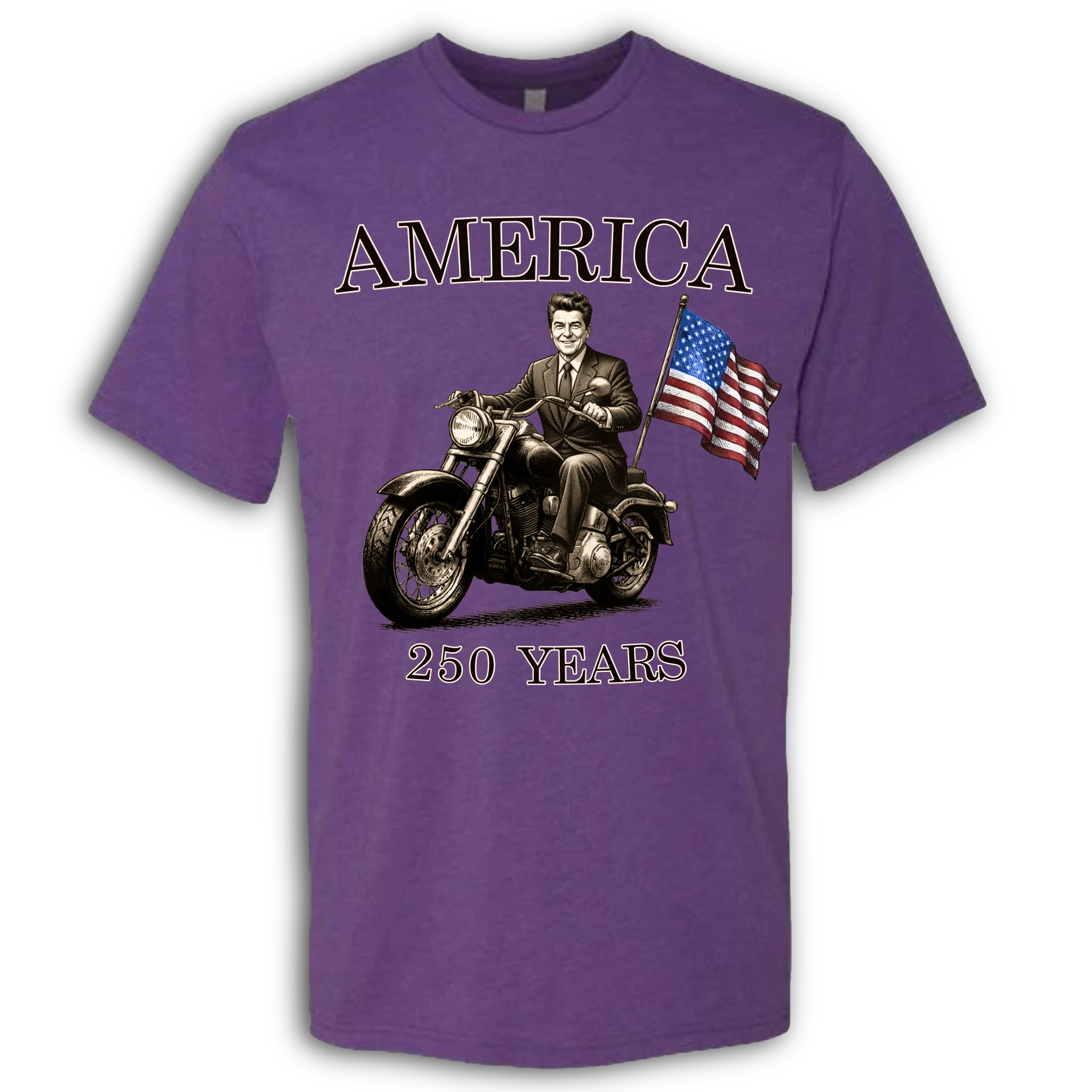 250 Years of America Ronald Reagan on a Motorcycle
