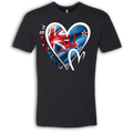 New Zealand Flag ILY HEART T-Shirt