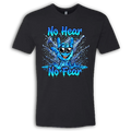 No Hear, No Fear Blue/Blue T-Shirt