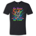 No Hear, No Fear Grey/Rainbow T-Shirt
